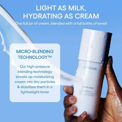 Tónico Facial Laneige Cream Skin con Ceramidas y Péptidos de 170 mL