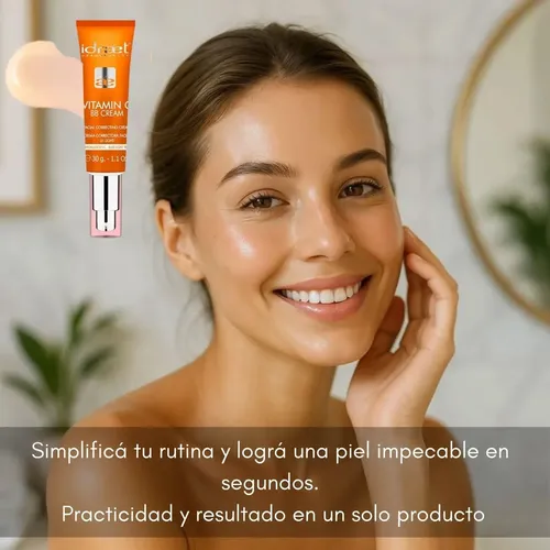 Base Maquillaje Vitamin C Bb Cream Correctora Idraet Light