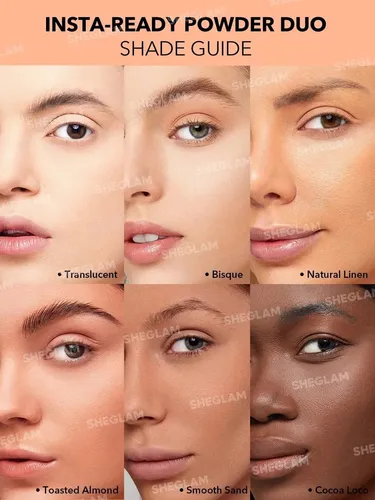 Sheglam Insta-ready Polvos Fijadores Rostro Y Ojos Tono Translucent