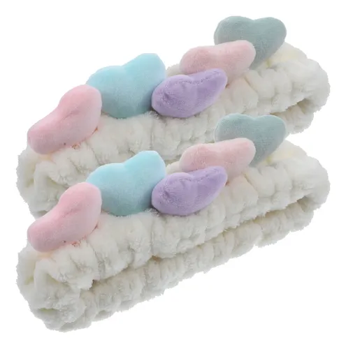 2 Piezas Bandas Para Cabello Spa Facial, Scrunchies Y Diadem
