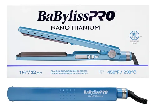 Plancha De Pelo Wet Digital Babyliss Pro 4091 Celeste