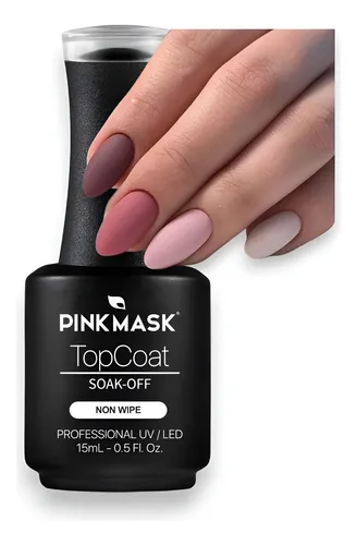 Pink Mask Top Matte Uv Led 15 Ml