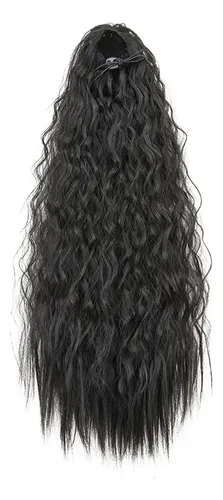 Extensión De Cabello Con Forma De Cola De Caballo Ondulada Y