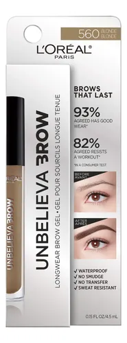 Gel Para Cejas L Oreal Paris Inbelieva-brow, Impermeable Y C Warm Brunette