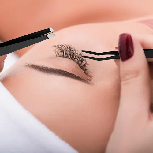 Tijeras Para Pinzas Para Cejas Pinzas Para Cejas Inclinadas