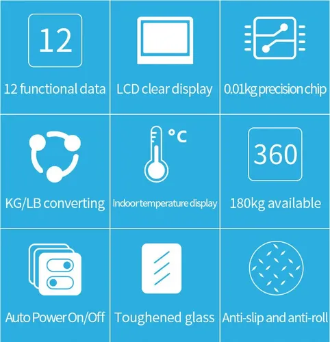 Báscula Digital Inteligente Para Baño