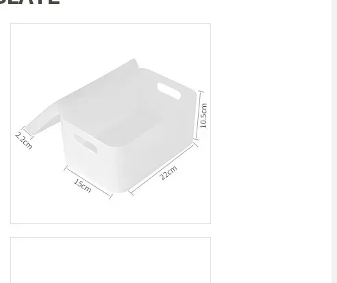 Organizador De Cosméticos De Escritorio Con Tapa Transparent