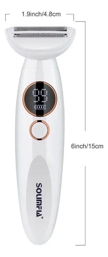 Depiladora Eléctrica 5 En 1 Mujer Cejas Y Nariz Blanco