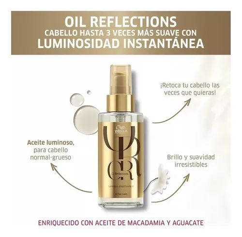 Wella Oil Reflections 100ml Aceite Realzador Del Brillo