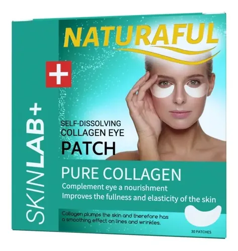 Parche De Colageno Facial Naturaful Disolvible X 6 Unidades