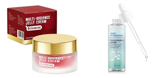 Kit Suero Ácido Hialurónico+astaxantina Hidrata Brillo