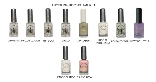 Kit 10 Esmaltes Para Uñas Tradicionales Xiu Xantia (10ml)