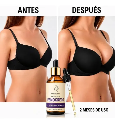 Combo X4 Aceite Fenogreco Aumenta Busto Y Glúteos