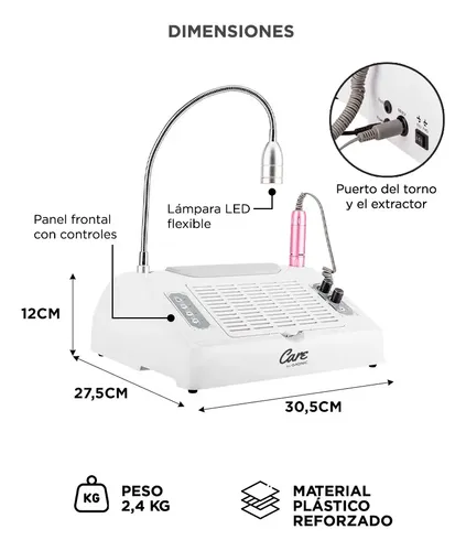 Cabina Uv Led Para 90w Gadnic Pro5000 Secado Uñas Esculpidas