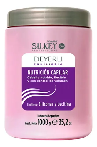 Baño De Crema Nutrición Capilar Silkey Mascara x 1000gr Deyerli