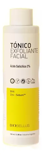 Tónico Exfoliante Facial Ácido Salicílico 100 Ml Biobellus