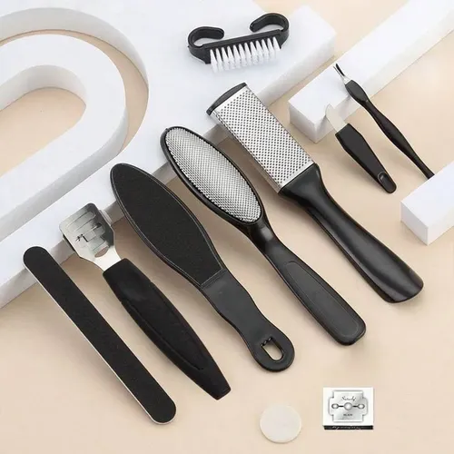 Kit De Cuidado De Pies De 10 Piezas: Set De Pedicura Profesi