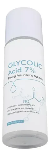 Tónico De Ácido Glicólico, 120 Ml, Hidrata Al 7% Y Reduce Lo