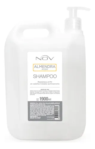 Kit Nov Almendras Acido Shampoo Y Enjuague 1900ml + Baño 1kg