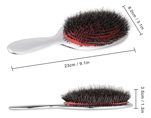Pro Hair Brush: Peine Antiestático For Masaje Con Paleta Y