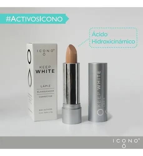 Lápiz Blanqueador Corrector Manchas Ojeras Keep White Icono
