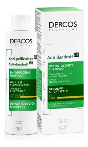 Shampoo Vichy Dercos Anticaspa 200Ml Cabello Seco