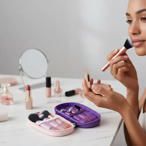Set X10 Brochas Naez Mini Maquillaje