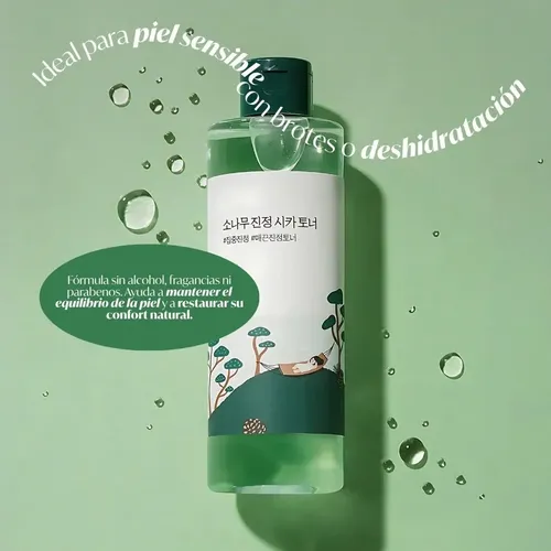 Round Lab K-beauty Pine Calming Cica Toner Hidratante X250ml