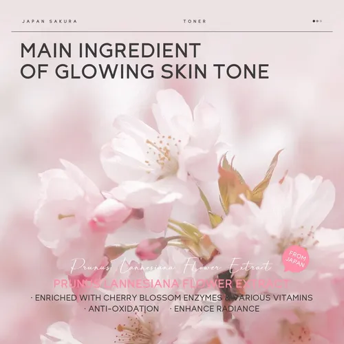Tónico Facial Laikou Sakura Hidratante Y Reafirmante 100ml