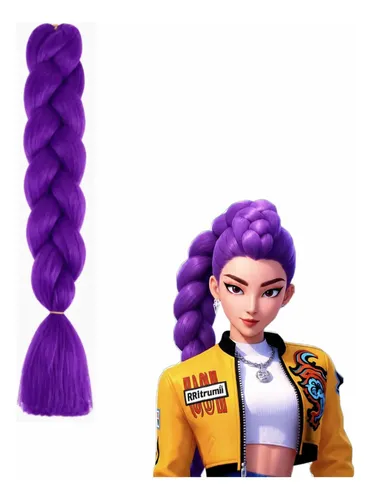 Trenza Fantasía Extensiones Lista Para Colocar Rumi Kpop