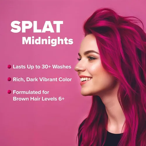 Tintura Semipermanente Splat Midnight Magenta 30 Lavados