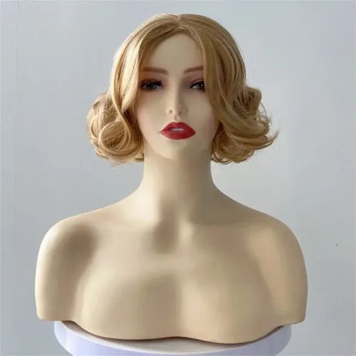 Pelucas Sintéticas Cortas Y Rizadas Look Para Mujer, Malla T Not Specified