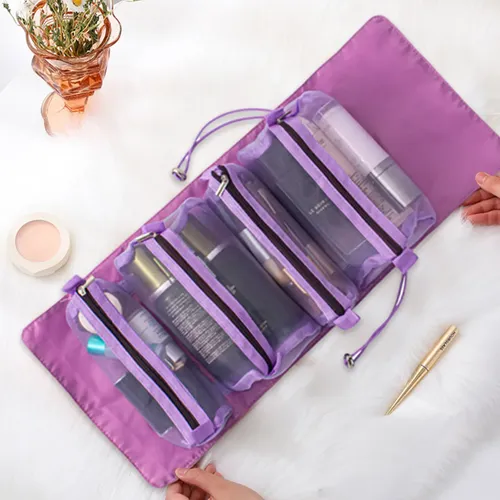 Bolsa De Maquillaje Enrollable En Forma De C Para Colgar,