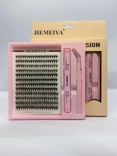 Set Pestañas Postizas Jmy 0.07d 30p Adhesivo Sellador Pinza