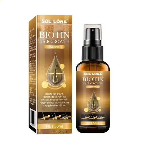 Aceite Esencial Nutritivo Y Suavizante De Biotina En Aerosol