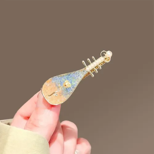 Pinza Decorativa Para Cabello Con Pinza De Pipa
