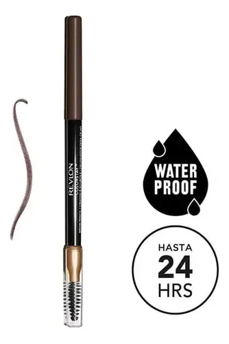 Lápiz Para Cejas Con Cepillo Revlon 220 Dark Brown