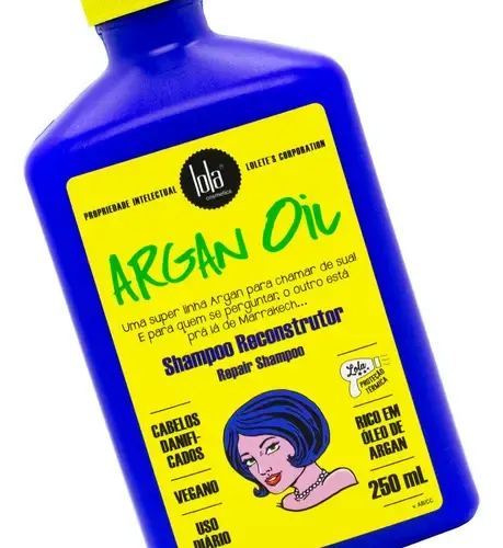 Lola Argan Oil Shampoo Reconstructor Reparador Pelo 250ml