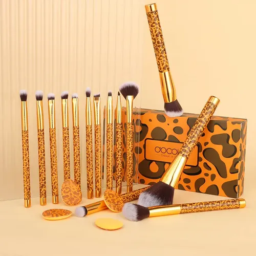 Juego Set De Brochas Maquillaje Make Up Docolor 14u P1407