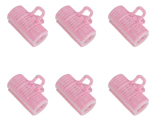Hy/ Paquete De 6 Rulos Rosados Para El Cabello,