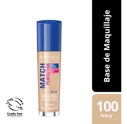 Base Líquida Rimmel Match Perfection