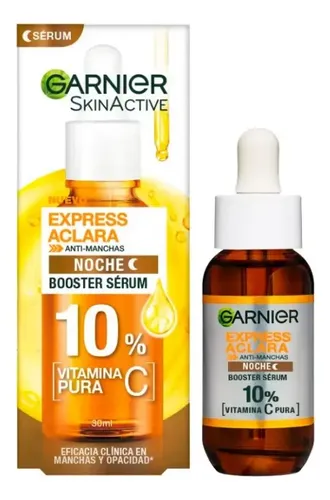 Garnier Skin Serum Noche Aclara Vit. C X 30ml