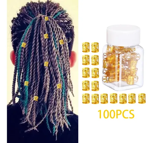 100 Cuentas Para Trenzas Y Rastas Accesorios Cabello