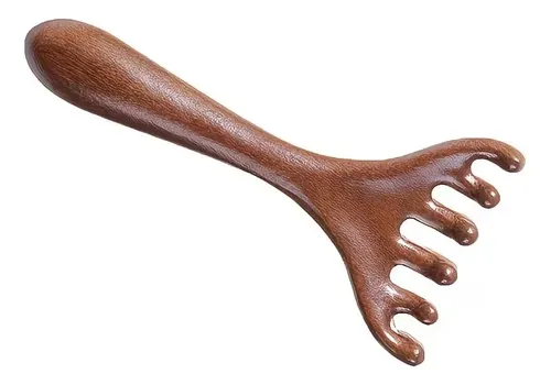 1 Peine De Masaje Meridiano Con Garra De 6 Dientes