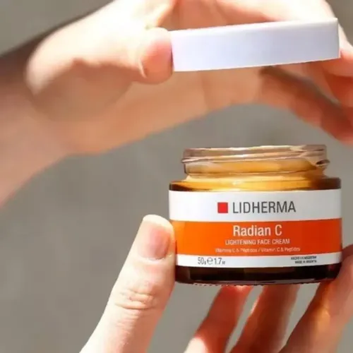 Crema Lightening Face Cream Lidherma Radian C día noche para piel mixta normal seca de 50g