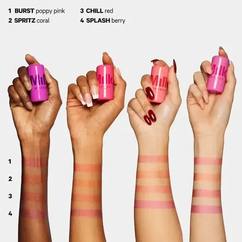 Rubor Milk Makeup Cooling Water Jelly Tint Lip Tono Del Maquillaje Splash – Berry Plum