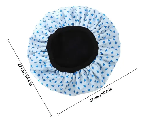 Gorro De Baño Para Mujer Triple Capa, Hecho De Microfibra