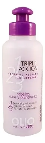 Crema De Peinado Sin Enjuague Lacios Olio 160g