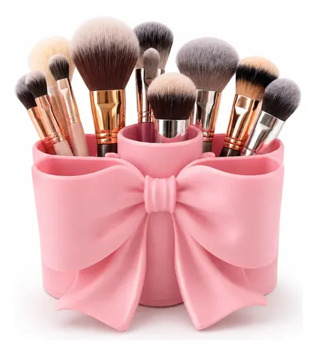 Organizador Maquillaje Brochas Forma Moño