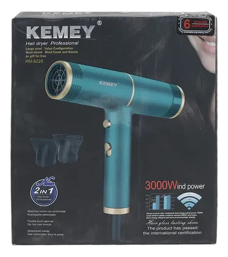 Secador Para Cabello Kemey Km-8225